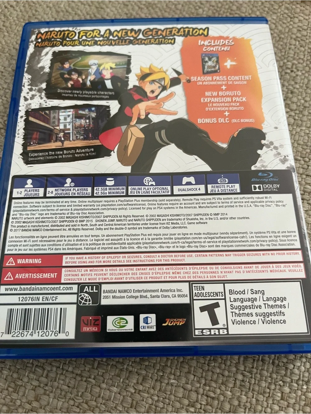 PS4 Naruto Shippuden: Ultimate Ninja Storm 4 Road to Boruto - Blue